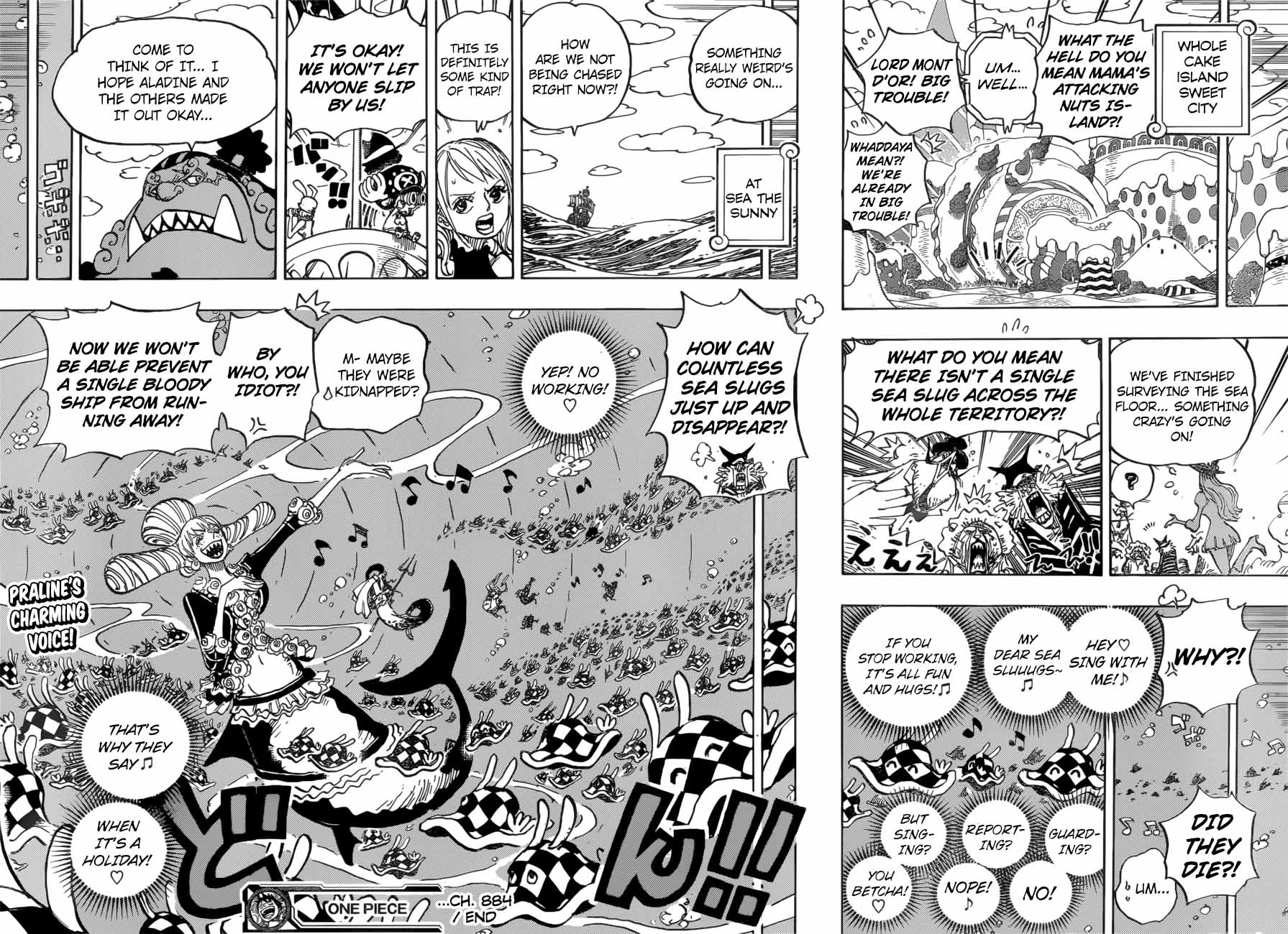 One Piece Manga Chapter 884 page 16 - Who Is That?