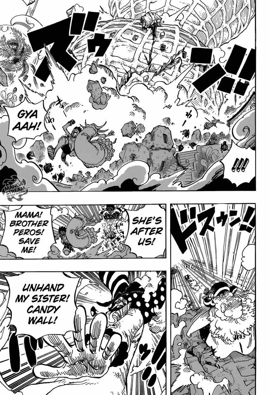 One Piece Manga Chapter 885 page 10 - It's Brûlée!!!