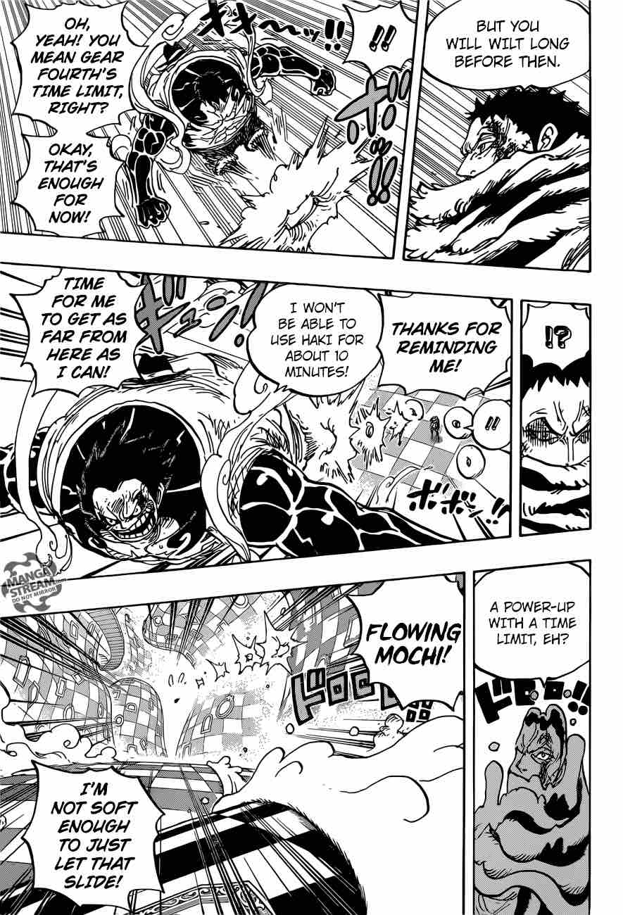 One Piece Manga Chapter 885 page 5 - It's Brûlée!!!