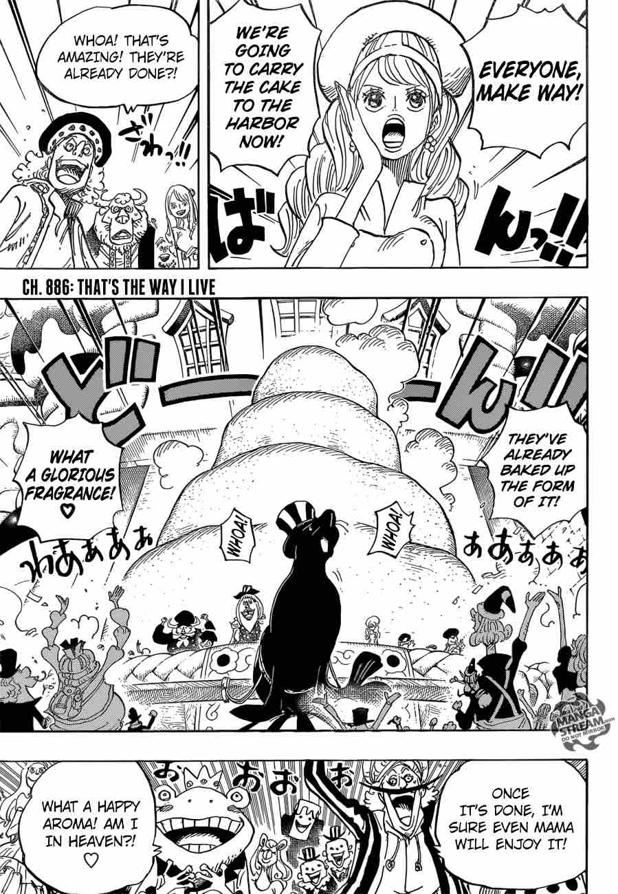 One Piece Manga Chapter 886 page 2 - Way of Life