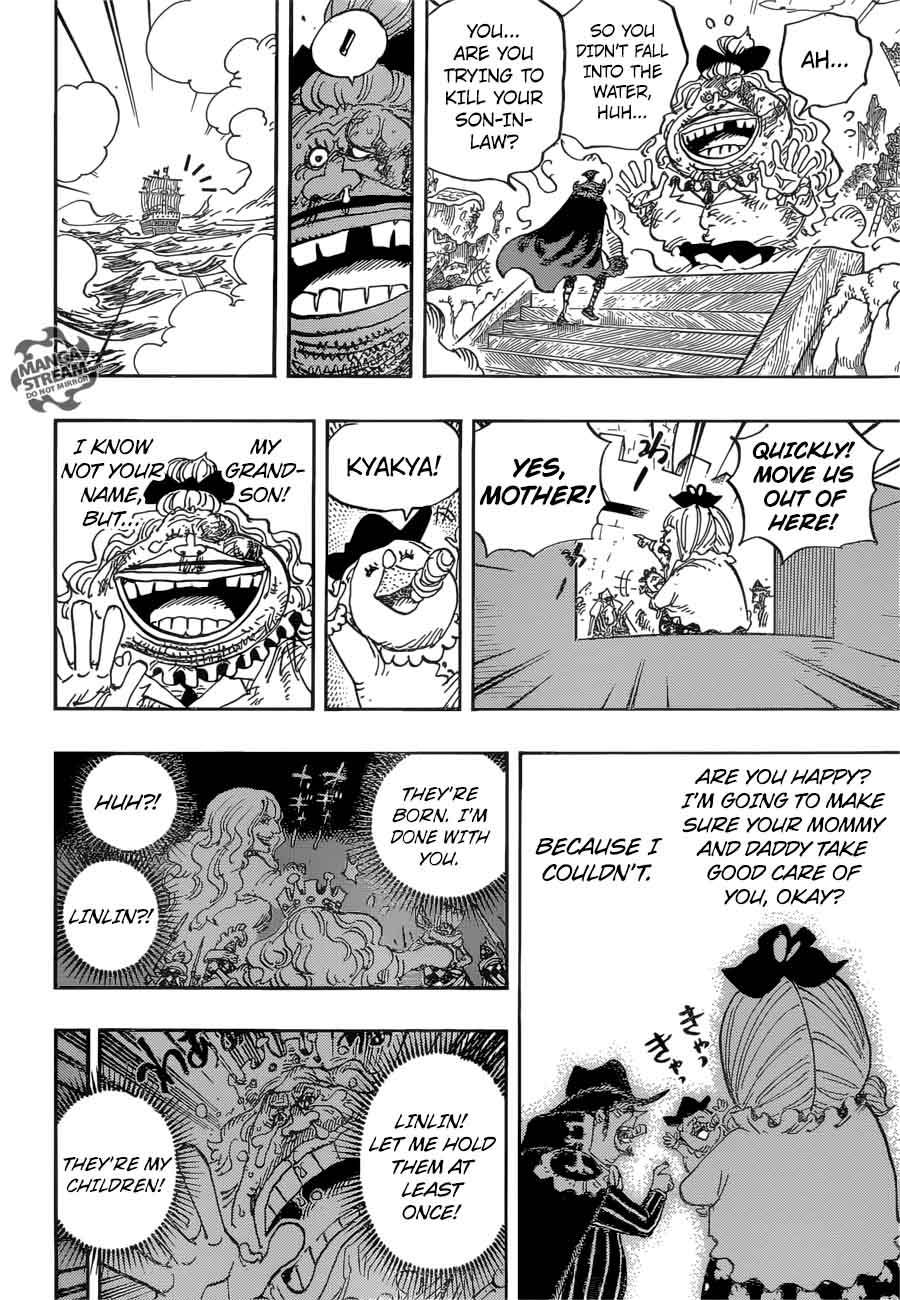 One Piece Manga Chapter 887 page 12 - Somewhere Someone is Wishing for Your Happiness