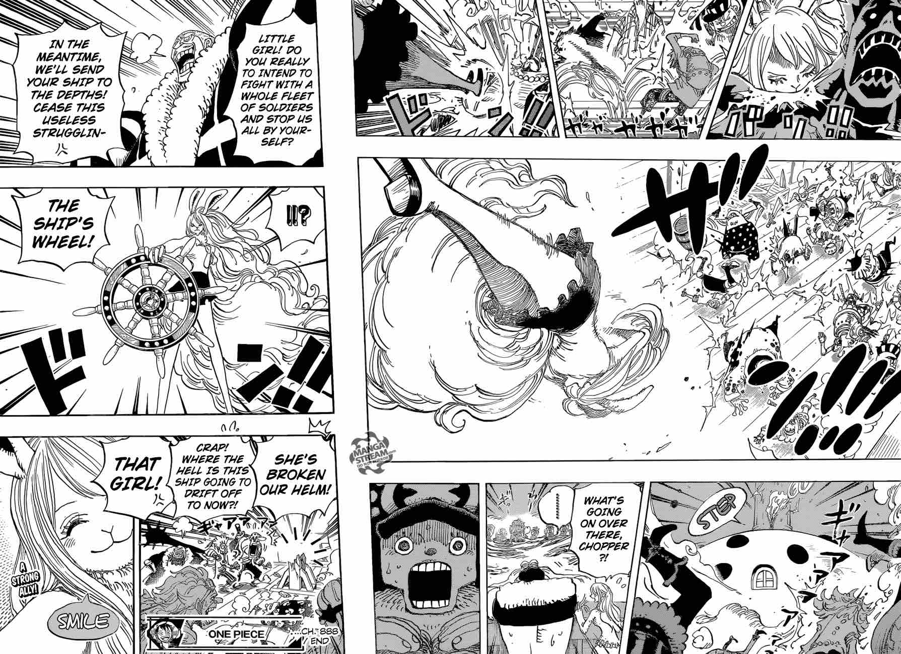 One Piece Manga Chapter 888 page 14 - Lion