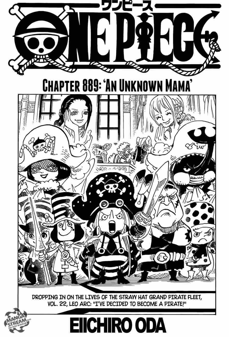 One Piece Manga Chapter 889 page 1 - Unfamiliar Mama