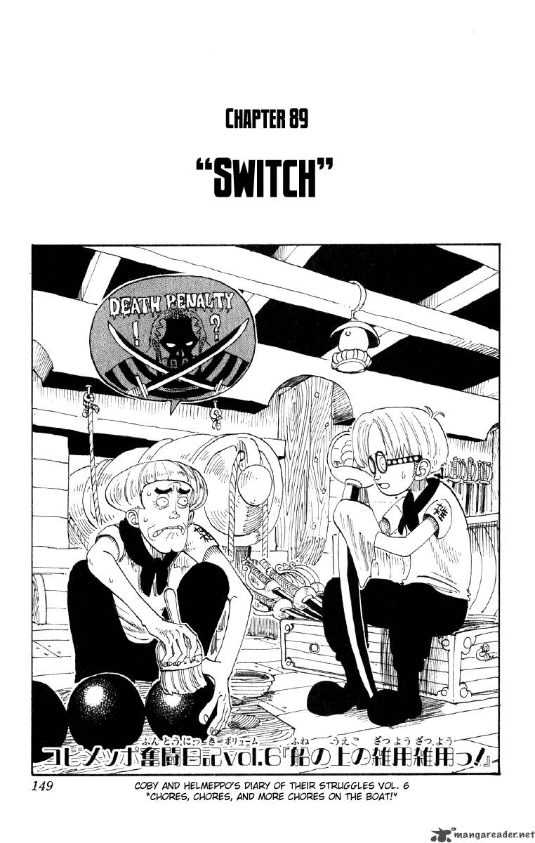 One Piece Manga Chapter 89 page 1 - Switch