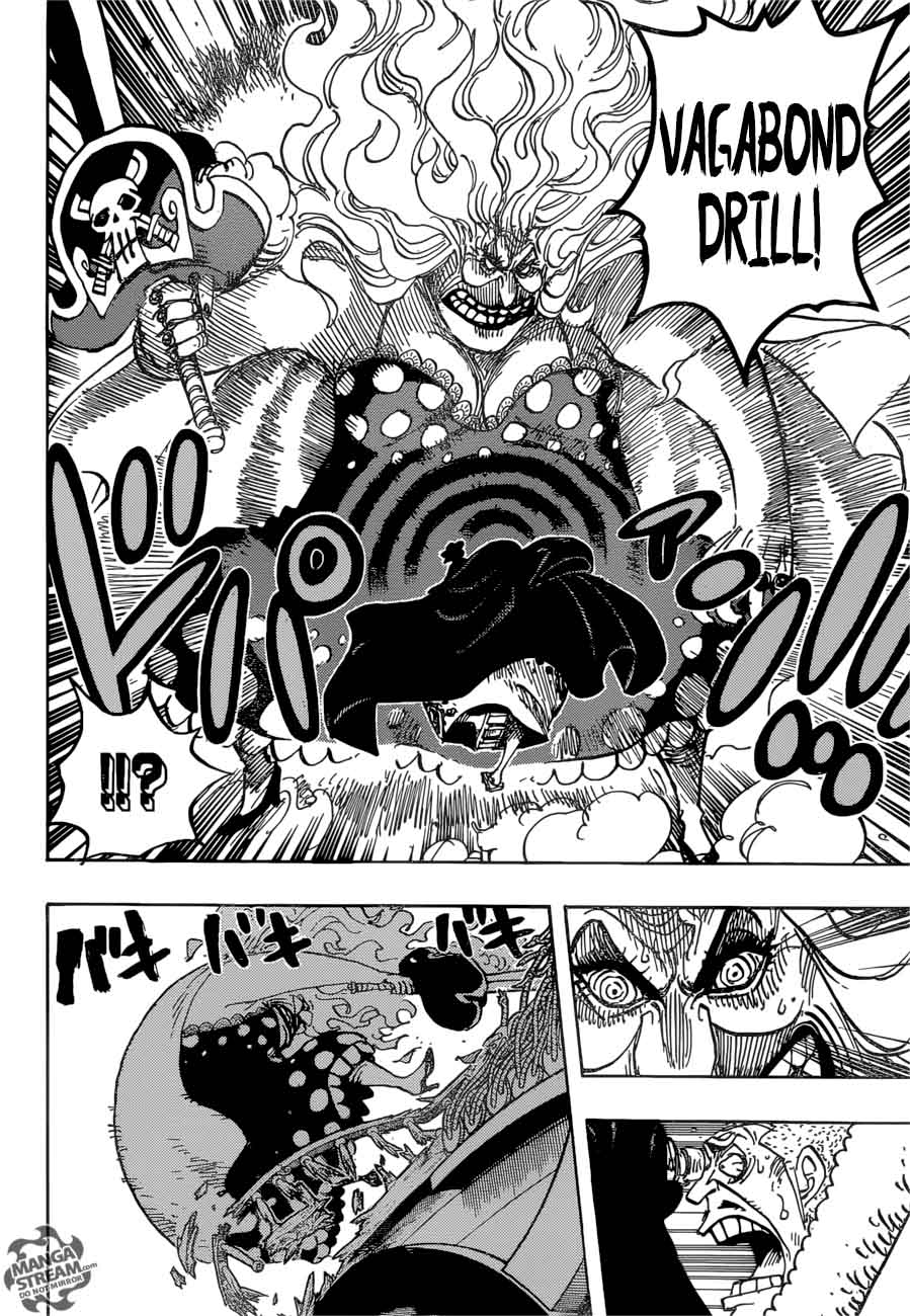 One Piece Manga Chapter 890 page 11 - Big Mom on the Ship