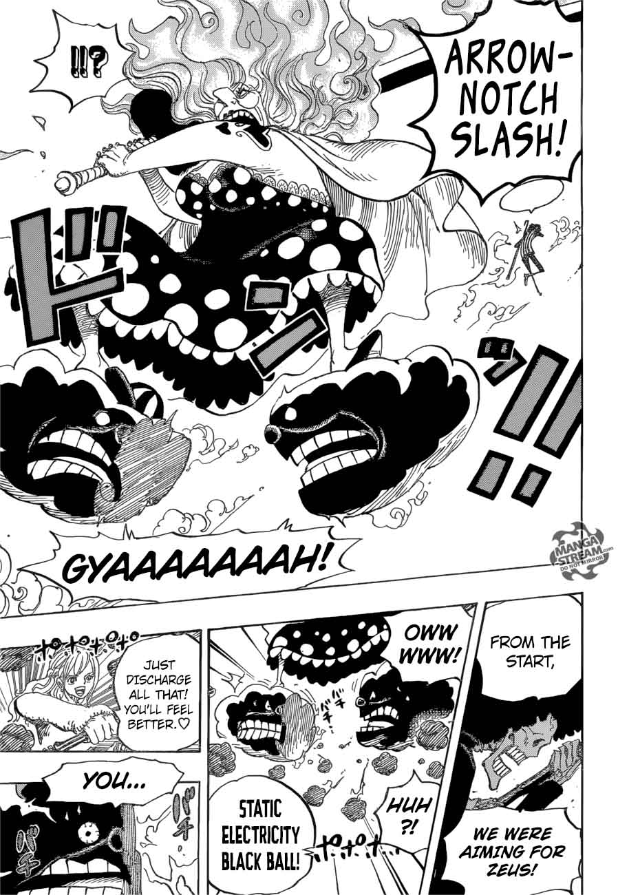 One Piece Manga Chapter 890 page 15 - Big Mom on the Ship