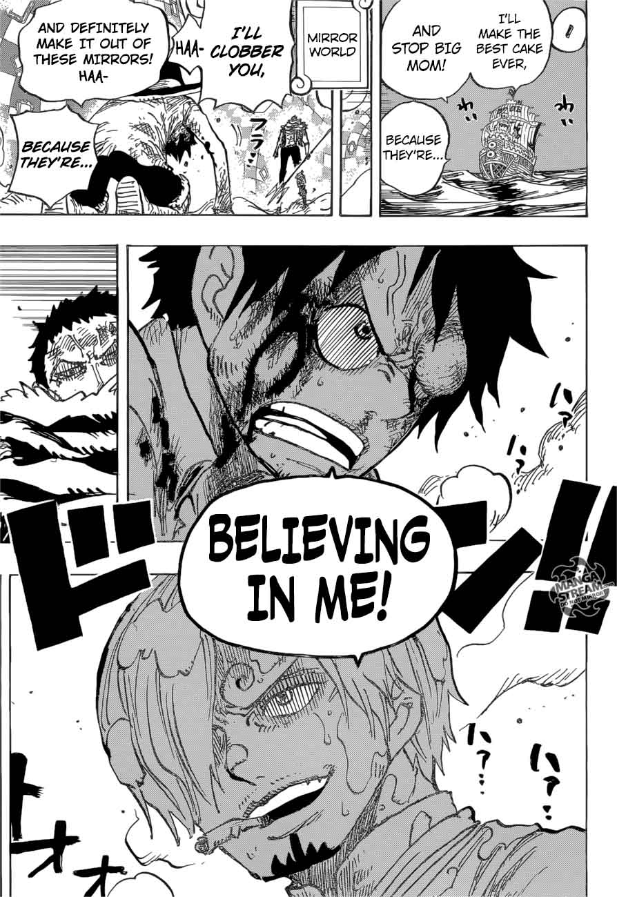 One Piece Manga Chapter 891 page 14 - They Believe in Me