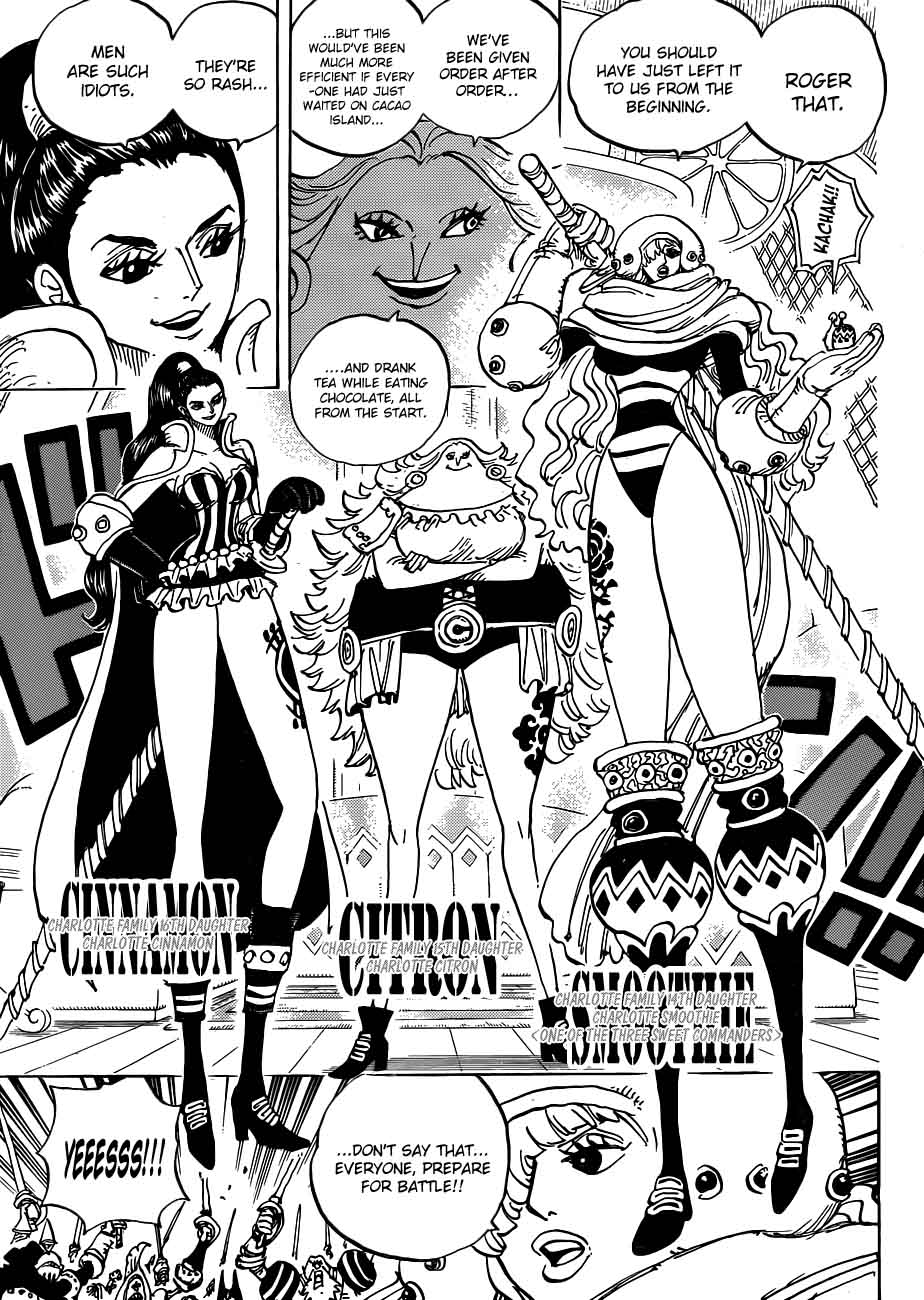 One Piece Manga Chapter 892 page 11 - Recognized as Strong Opponents