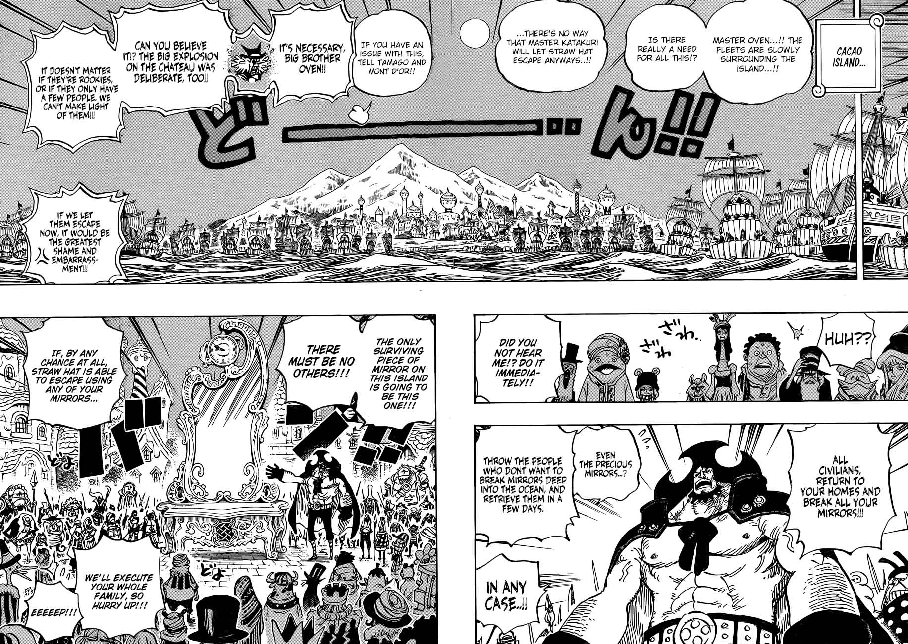 One Piece Manga Chapter 892 page 14 - Recognized as Strong Opponents