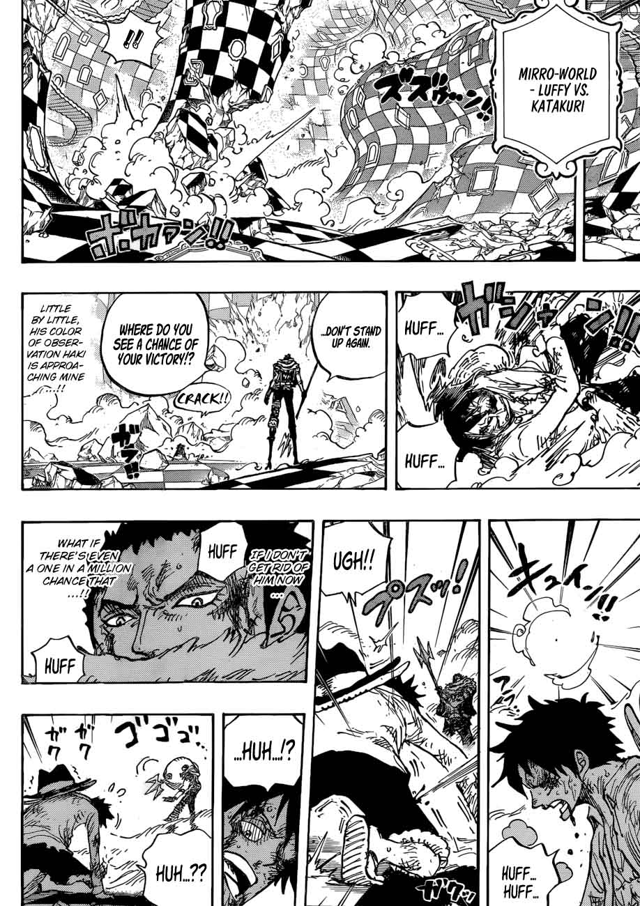 One Piece Manga Chapter 892 page 15 - Recognized as Strong Opponents