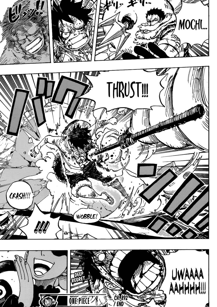 One Piece Manga Chapter 892 page 16 - Recognized as Strong Opponents