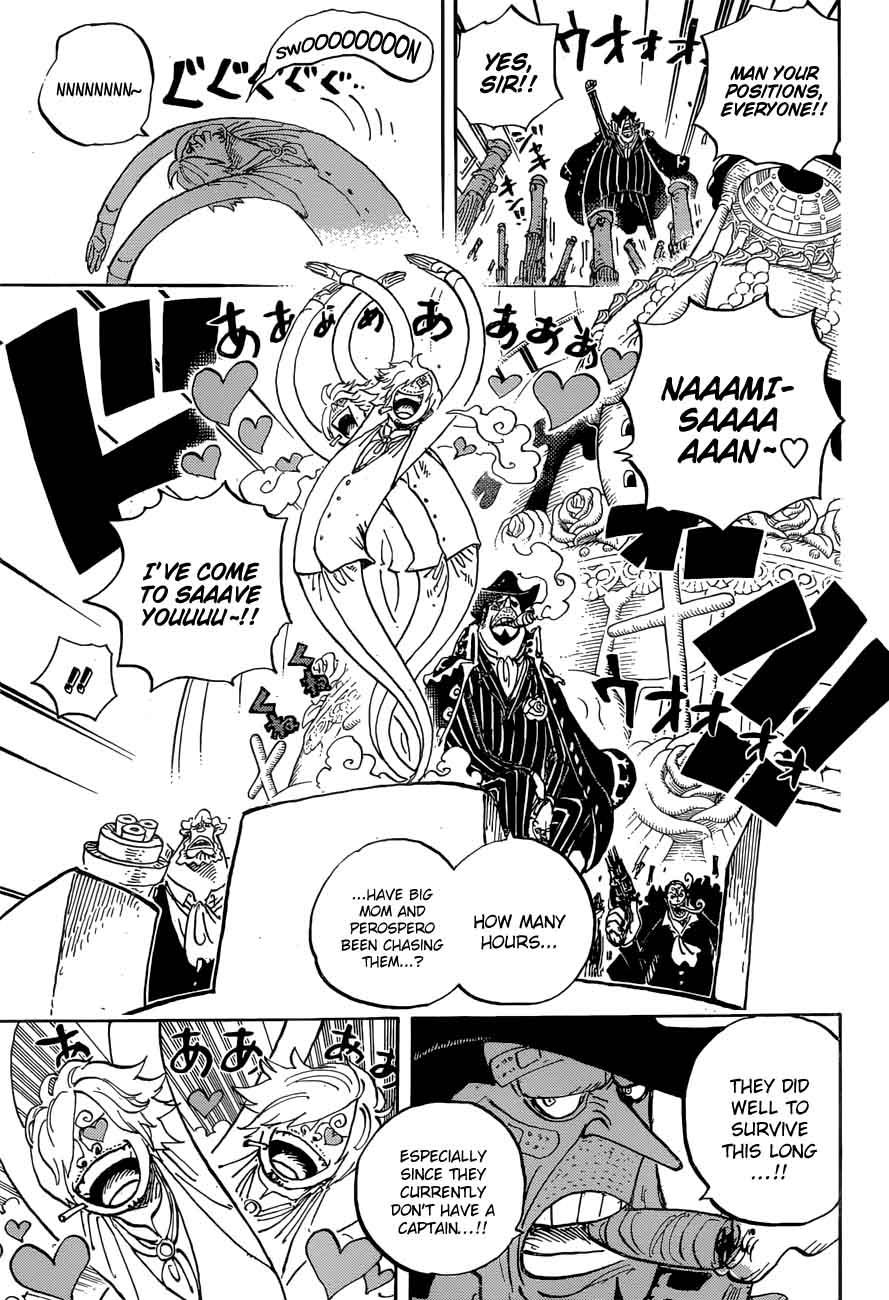 One Piece Manga Chapter 892 page 3 - Recognized as Strong Opponents