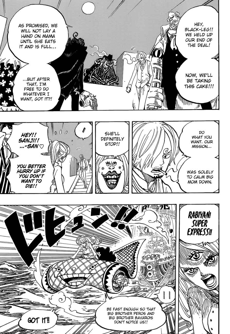 One Piece Manga Chapter 892 page 5 - Recognized as Strong Opponents