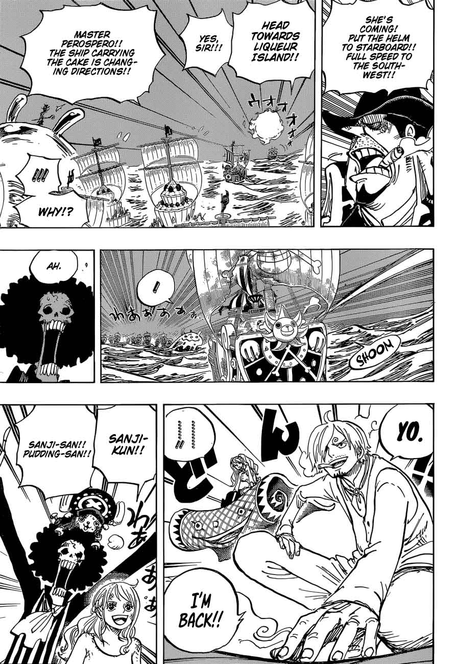 One Piece Manga Chapter 892 page 7 - Recognized as Strong Opponents