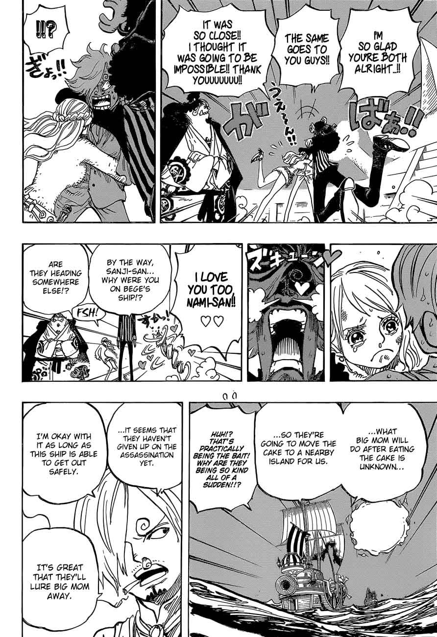 One Piece Manga Chapter 892 page 8 - Recognized as Strong Opponents