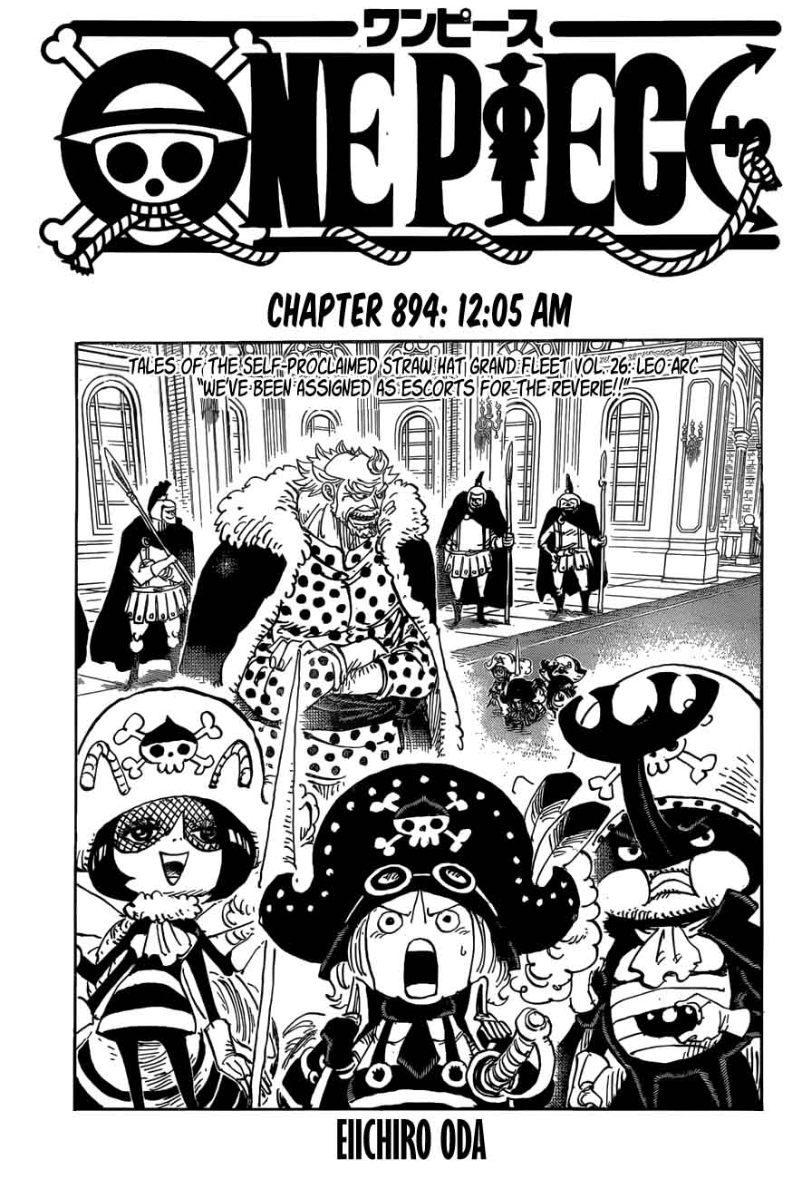 One Piece Manga Chapter 894 page 1 - 12:05