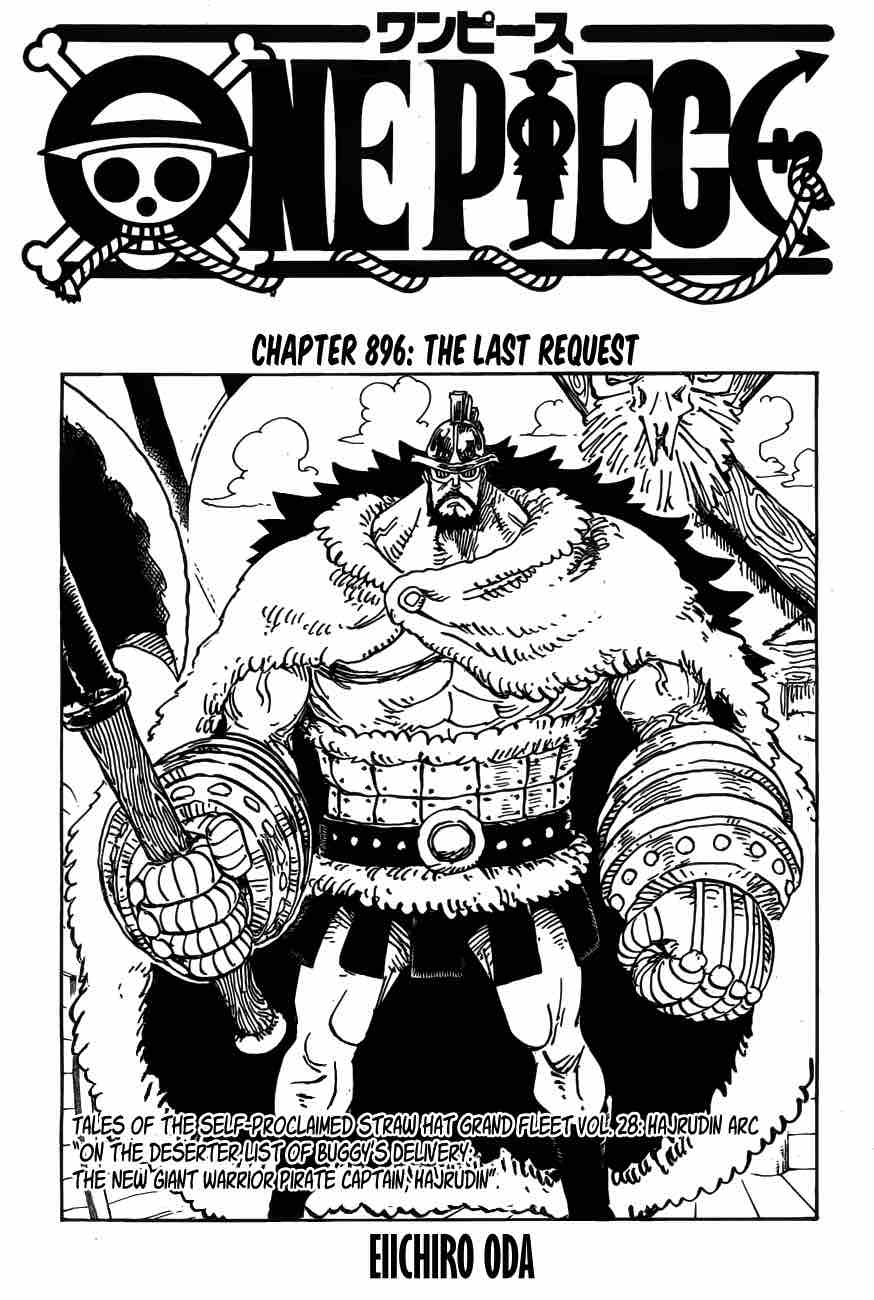 One Piece Manga Chapter 896 page 1 - The Last Request