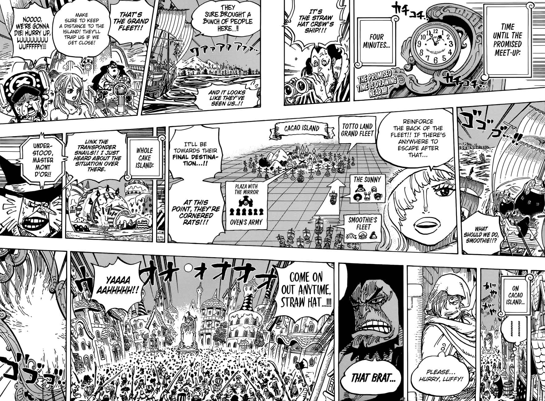 One Piece Manga Chapter 897 page 2 - Pekoms' Cacao Island Escape Plan