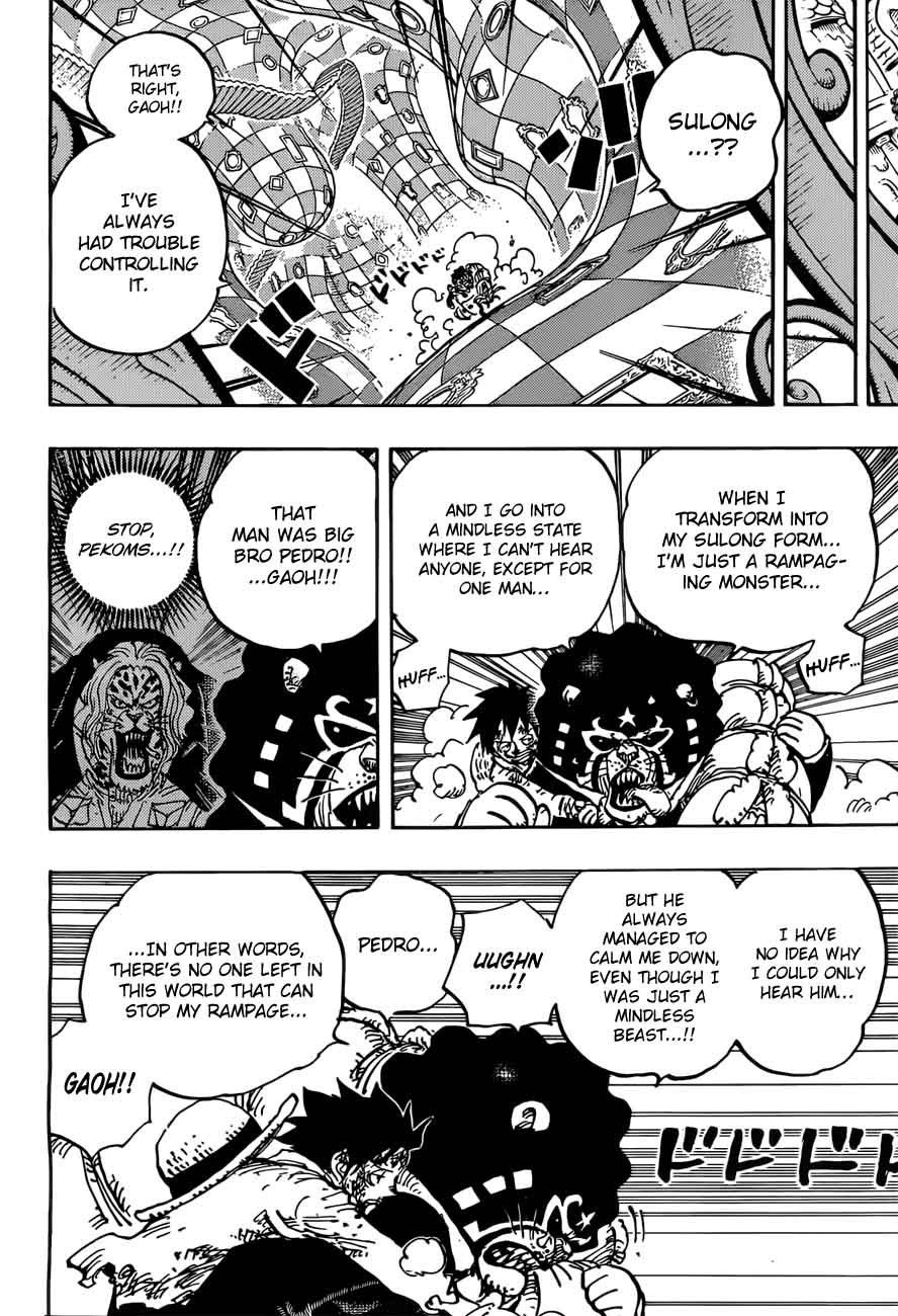 One Piece Manga Chapter 897 page 3 - Pekoms' Cacao Island Escape Plan