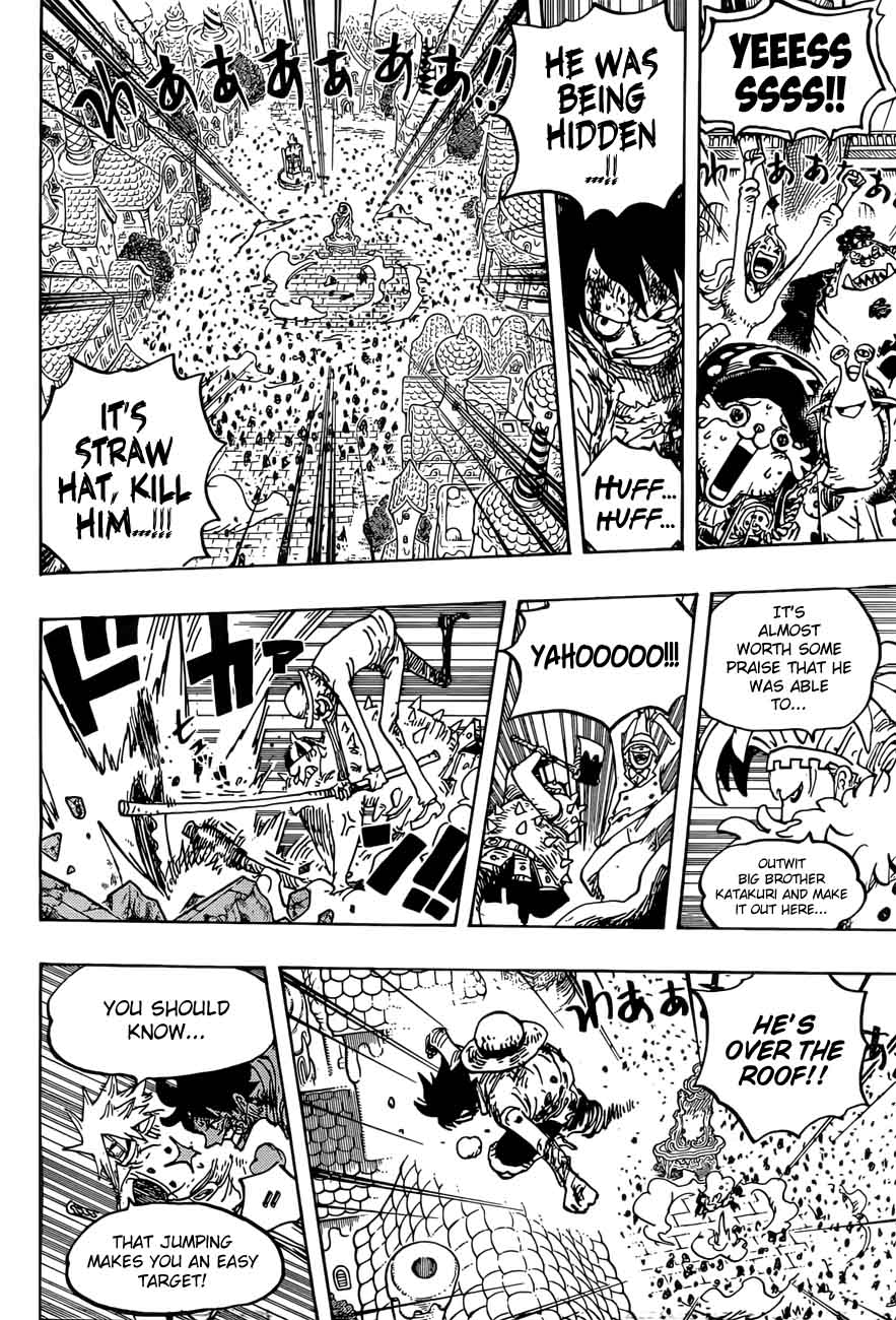 One Piece Manga Chapter 897 page 9 - Pekoms' Cacao Island Escape Plan
