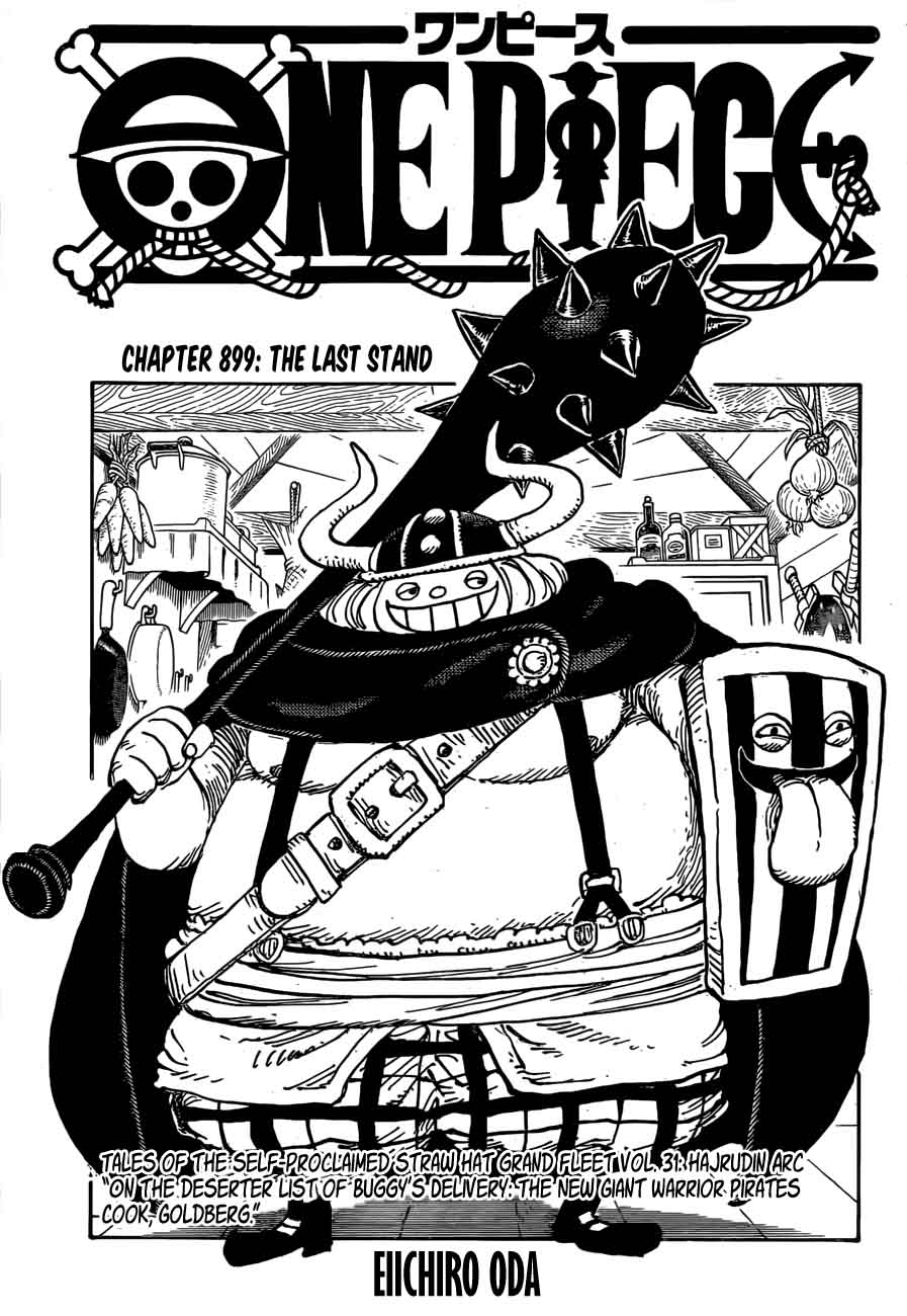 One Piece Manga Chapter 899 page 1 - The Final Fortress