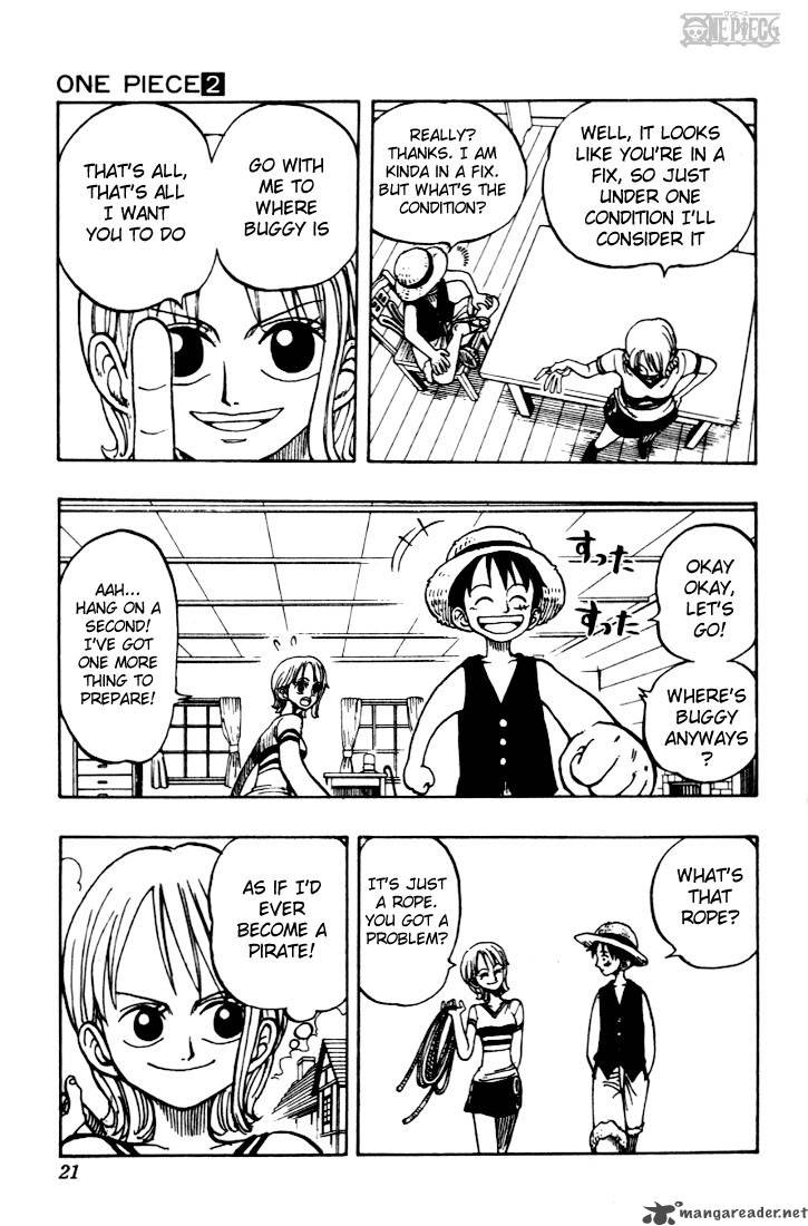 One Piece Manga Chapter 9 page 21 - Devilish Woman