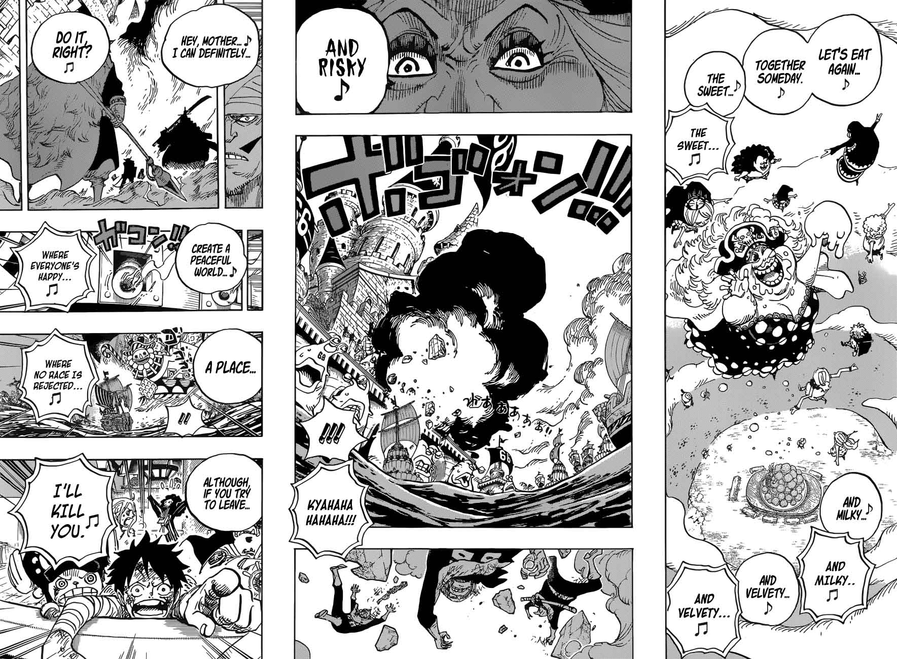 One Piece Manga Chapter 900 page 16 - Bad End Musical