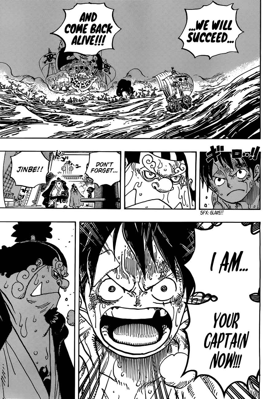 One Piece Manga Chapter 901 page 12 - Even If You Die, Don't Die!!!