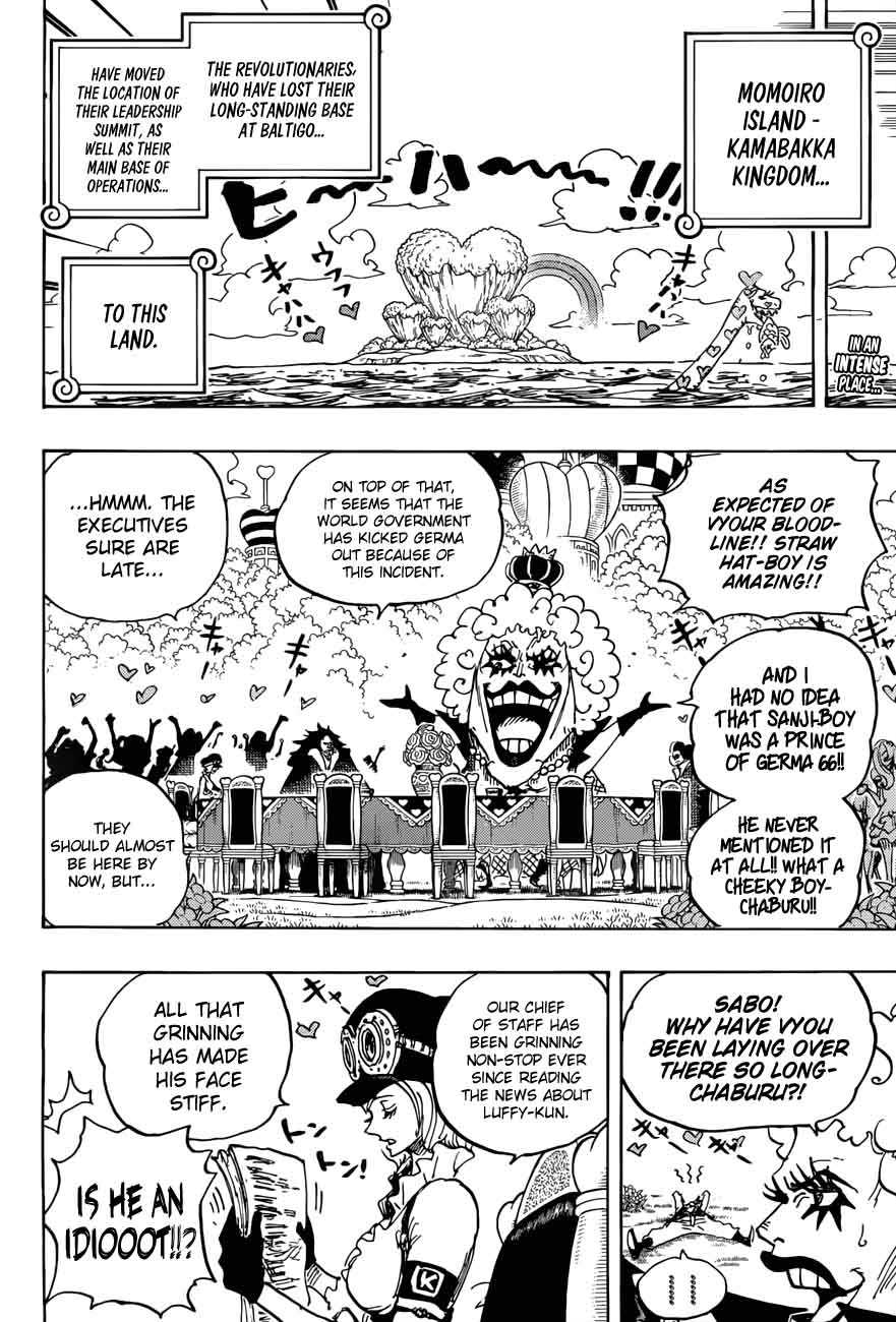 One Piece Manga Chapter 904 page 2 - Introducing the Revolutionary Army Commanders