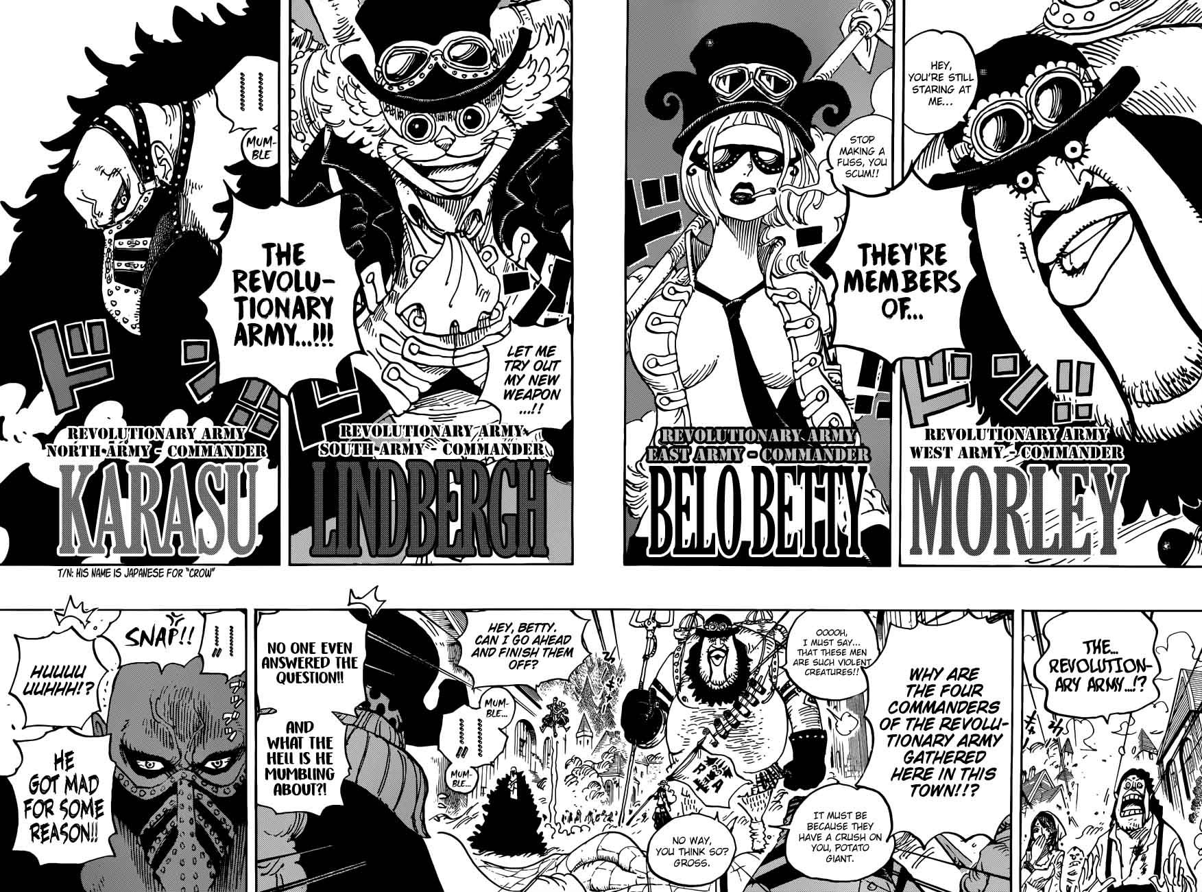 One Piece Manga Chapter 904 page 9 - Introducing the Revolutionary Army Commanders