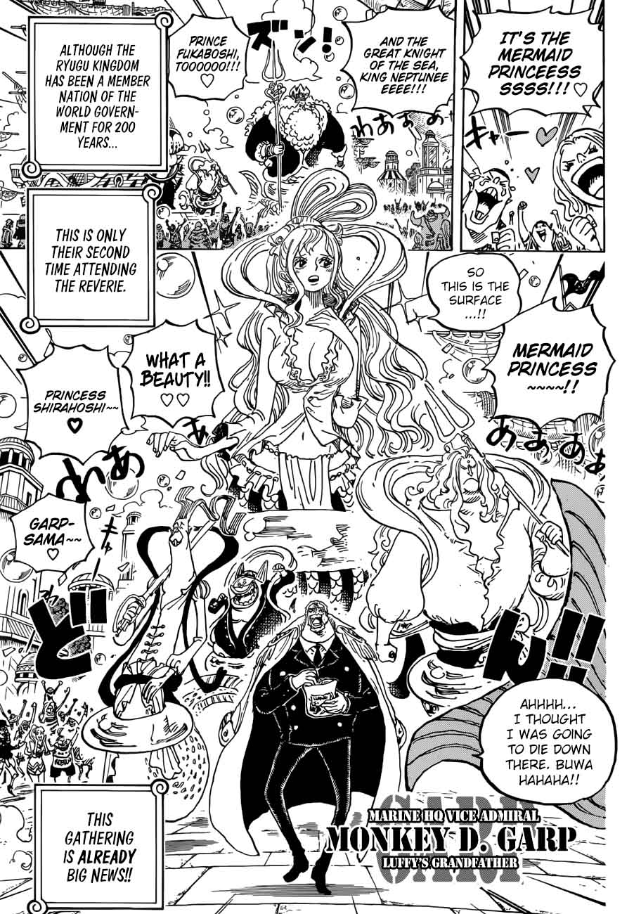 One Piece Manga Chapter 905 page 6 - A Beautiful World