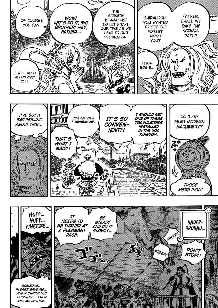 One Piece Manga Chapter 906 page 4 - The Holy Land Mary Geoise