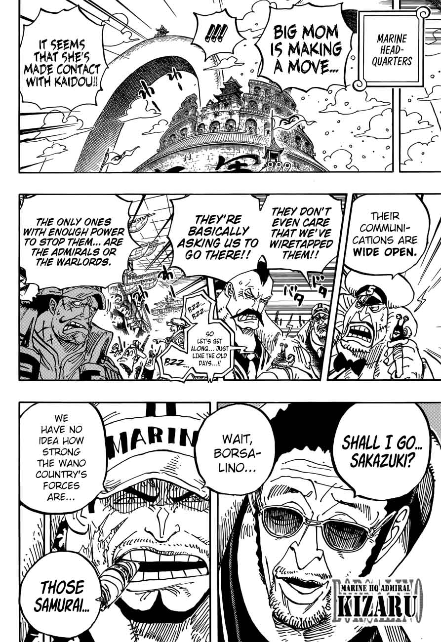 One Piece Manga Chapter 907 page 4 - The Empty Throne