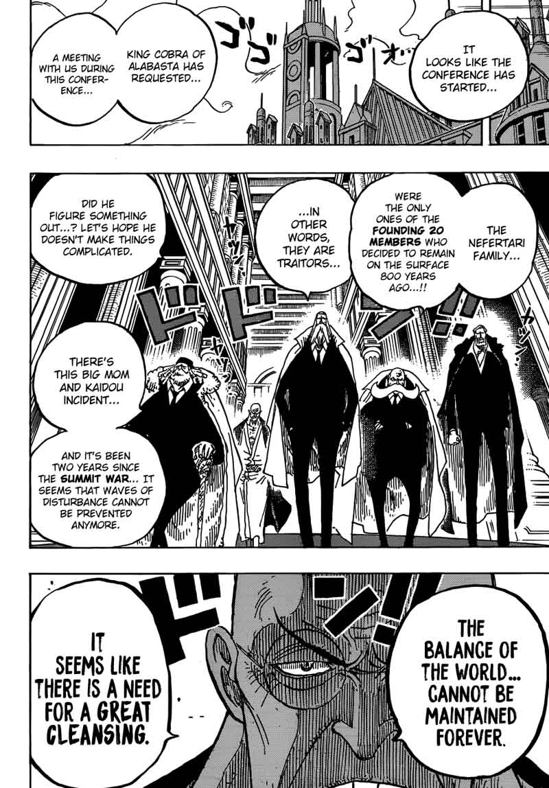 One Piece Manga Chapter 908 page 12 - The Levely Begins