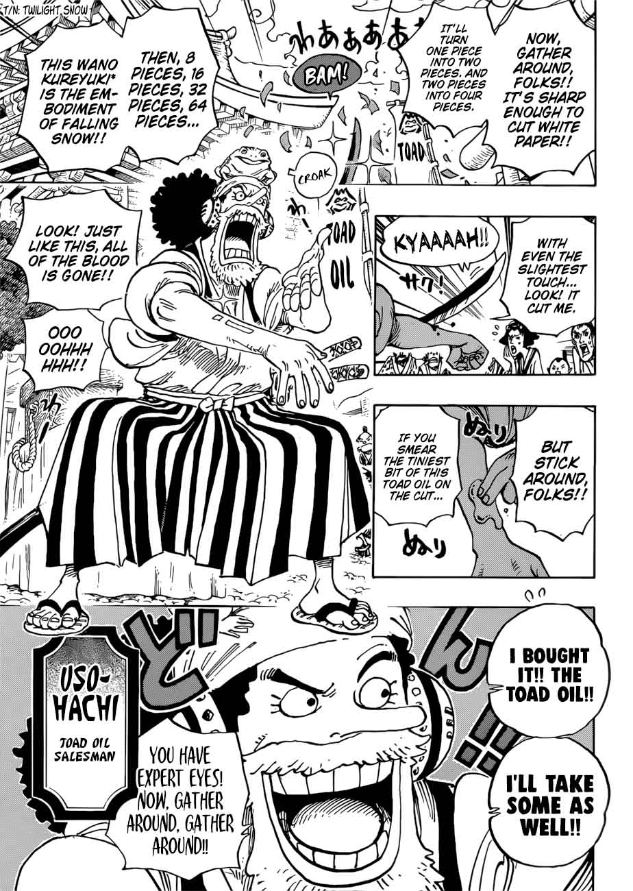 One Piece Manga Chapter 909 page 10 - Seppuku