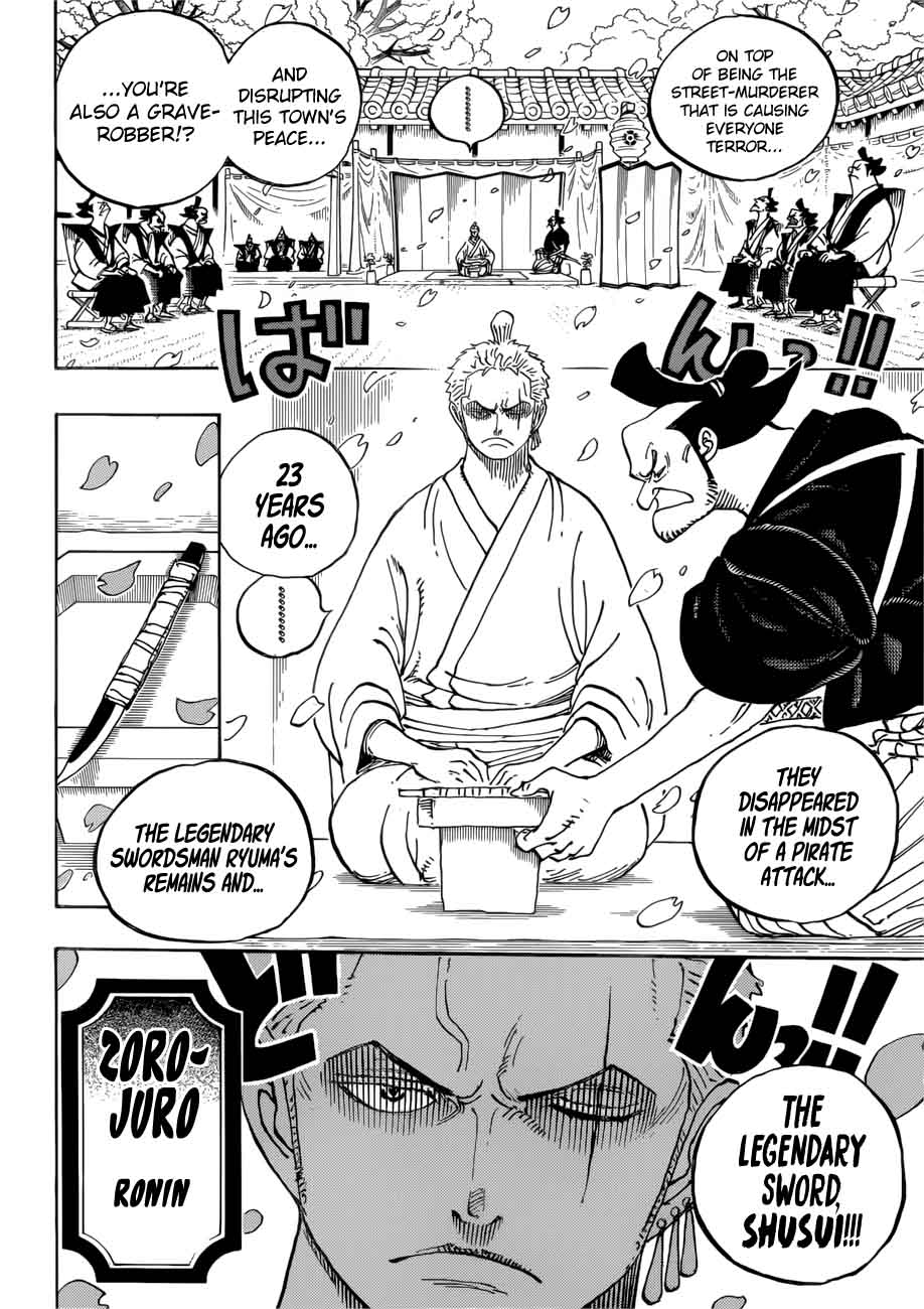 One Piece Manga Chapter 909 page 13 - Seppuku