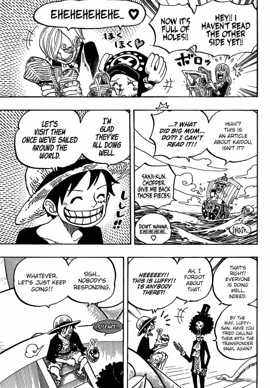 One Piece Manga Chapter 910 page 4 - Onward to Wano Country