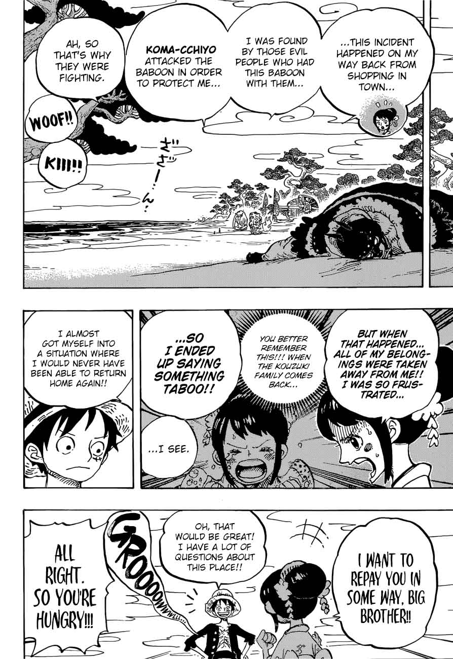 One Piece Manga Chapter 911 page 11 - Adventure in the Land of Samurai