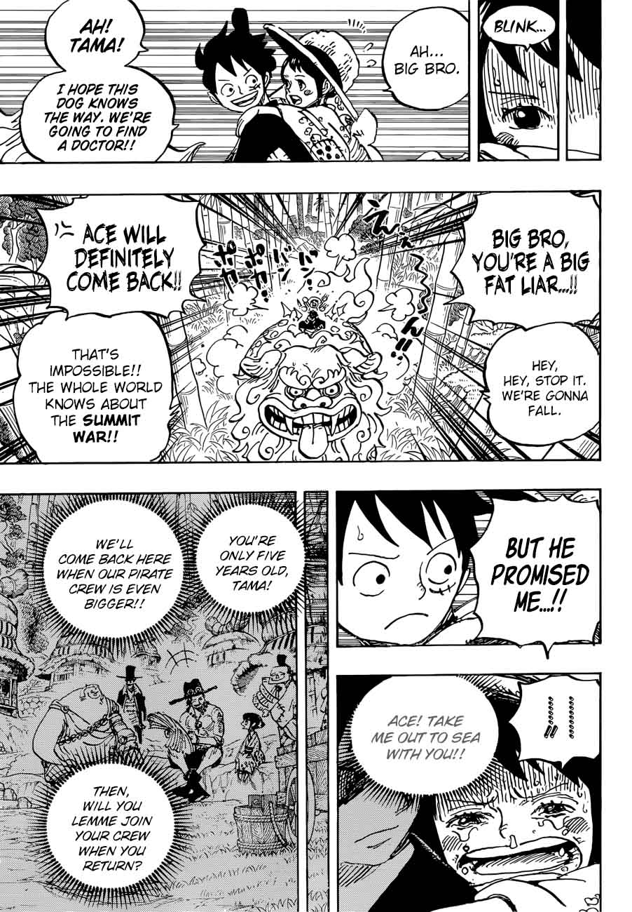 One Piece Manga Chapter 912 page 10 - Amigasa Village