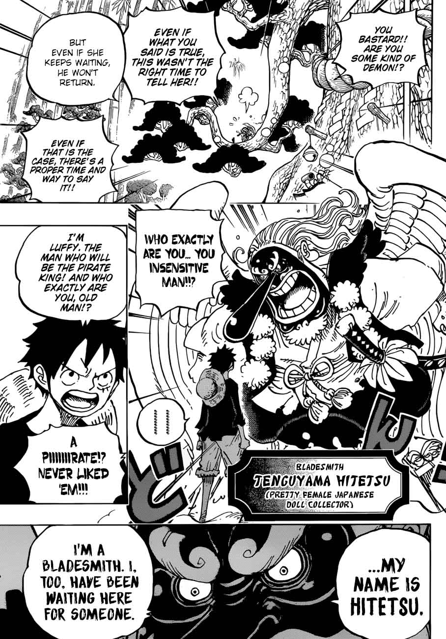 One Piece Manga Chapter 912 page 4 - Amigasa Village