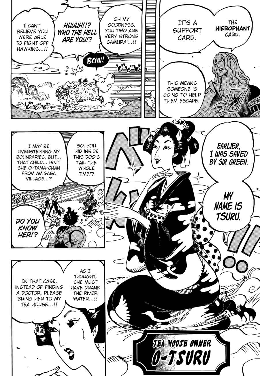 One Piece Manga Chapter 913 page 11 - Tsuru Returns the Favor