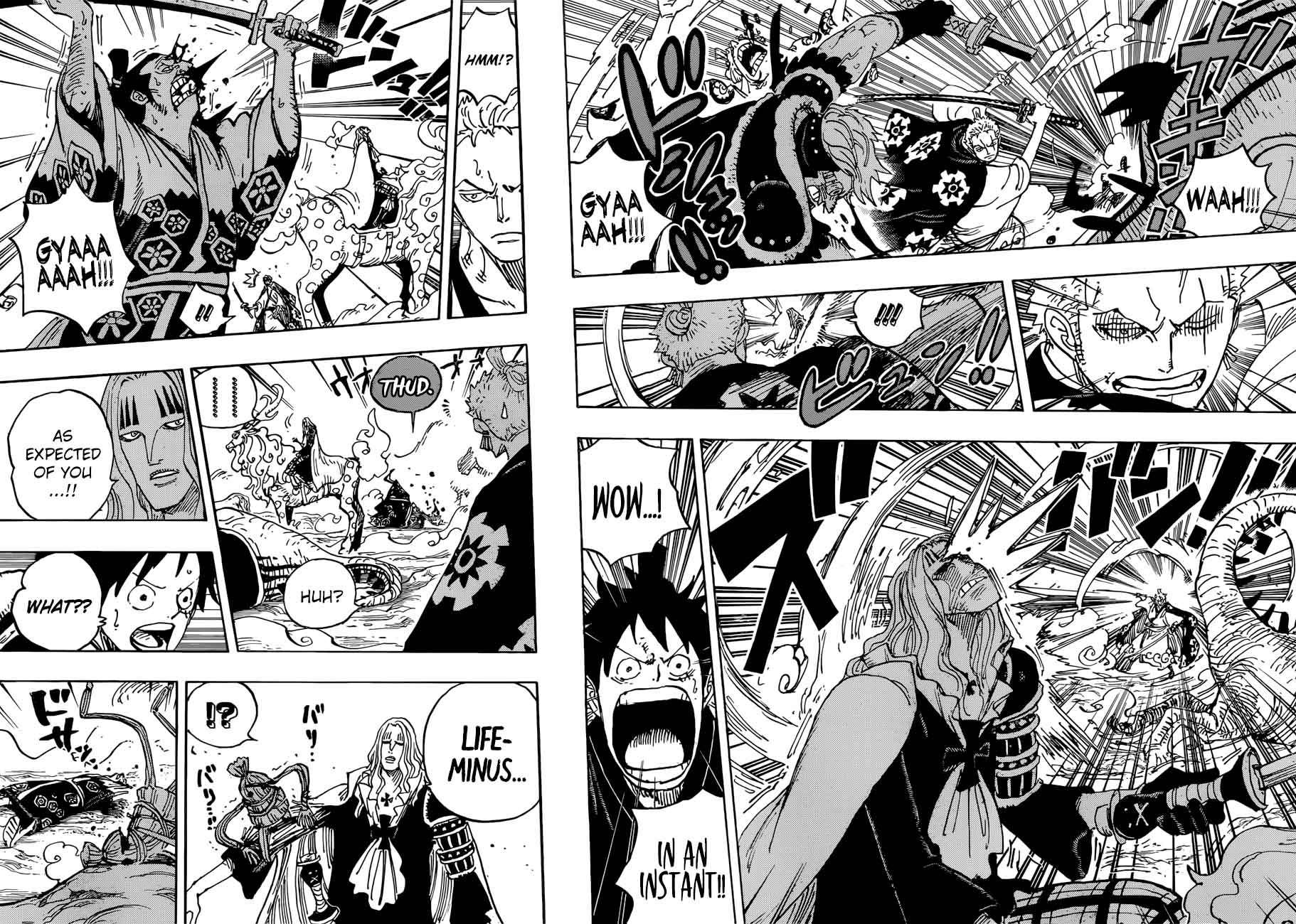One Piece Manga Chapter 913 page 6 - Tsuru Returns the Favor