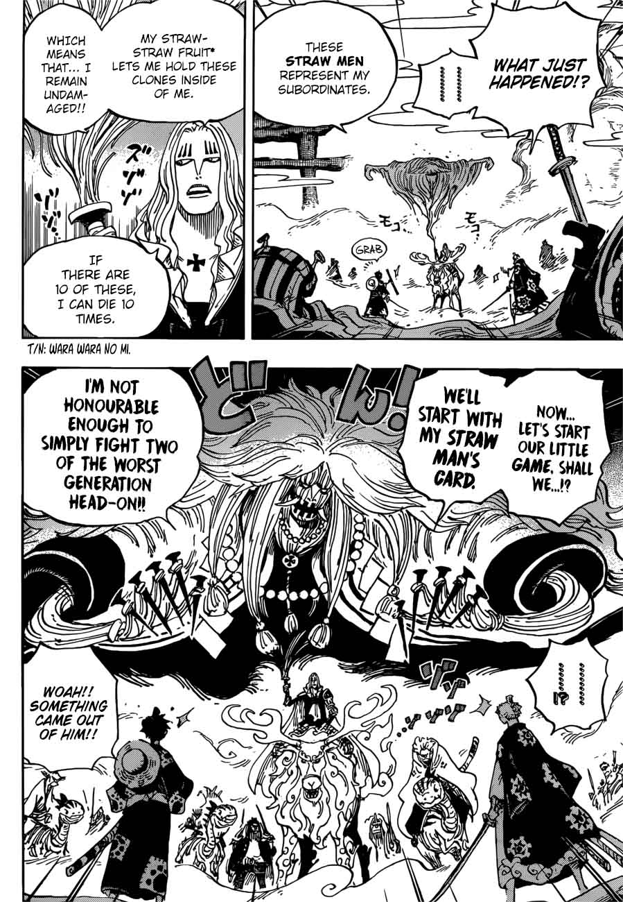 One Piece Manga Chapter 913 page 7 - Tsuru Returns the Favor