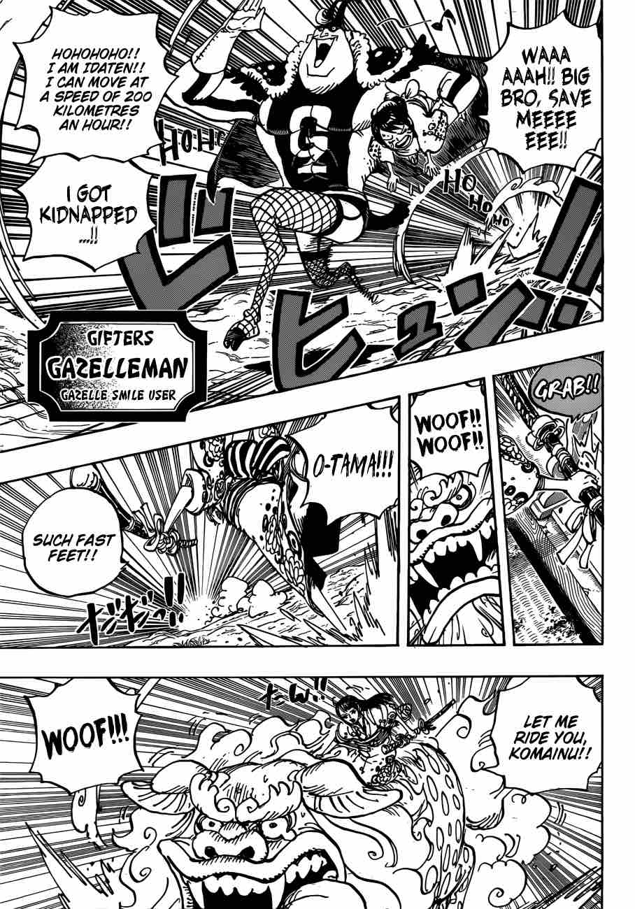 One Piece Manga Chapter 914 page 13 - Okobore Town
