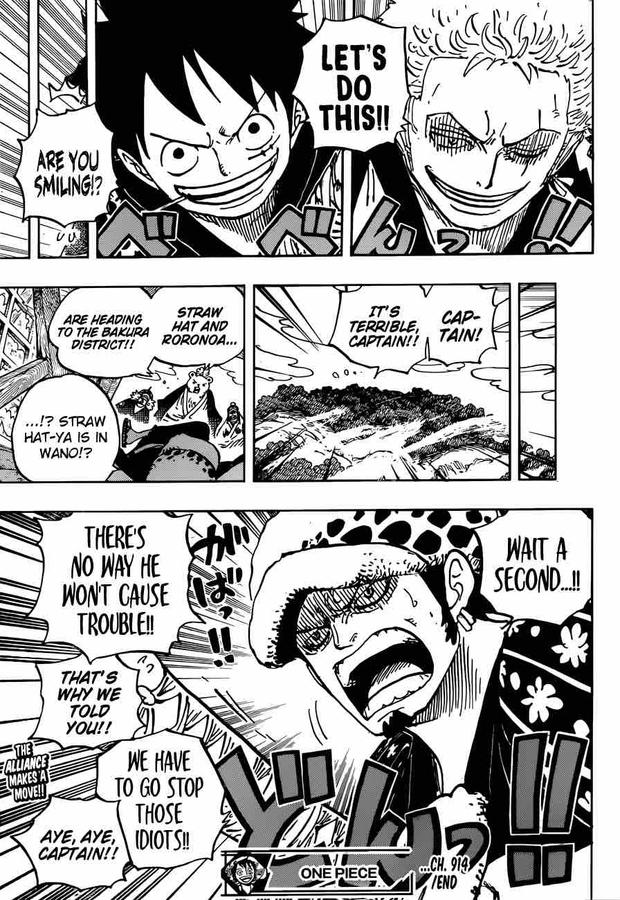 One Piece Manga Chapter 914 page 17 - Okobore Town