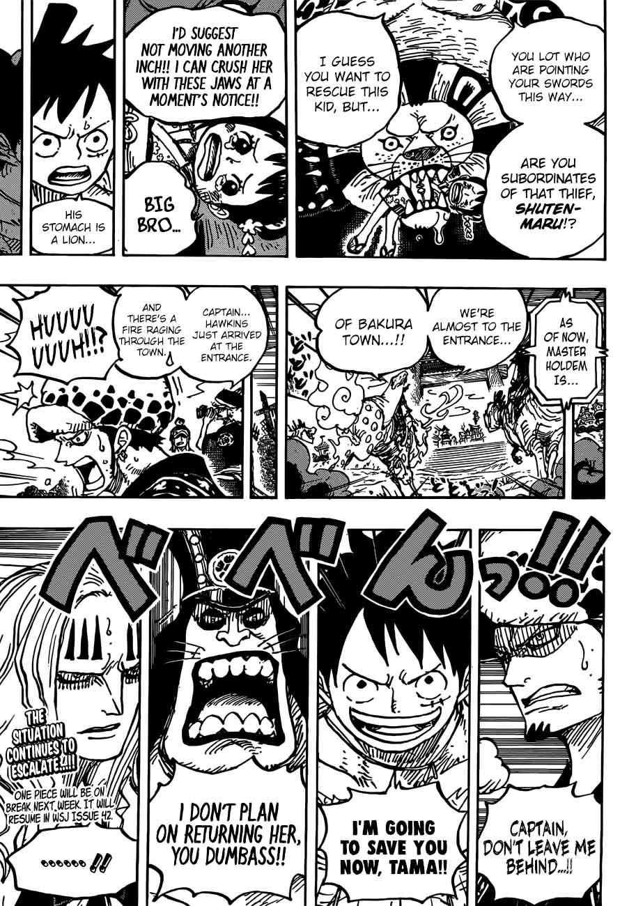 One Piece Manga Chapter 916 page 18 - Wano Country Grand Sumo Tournament
