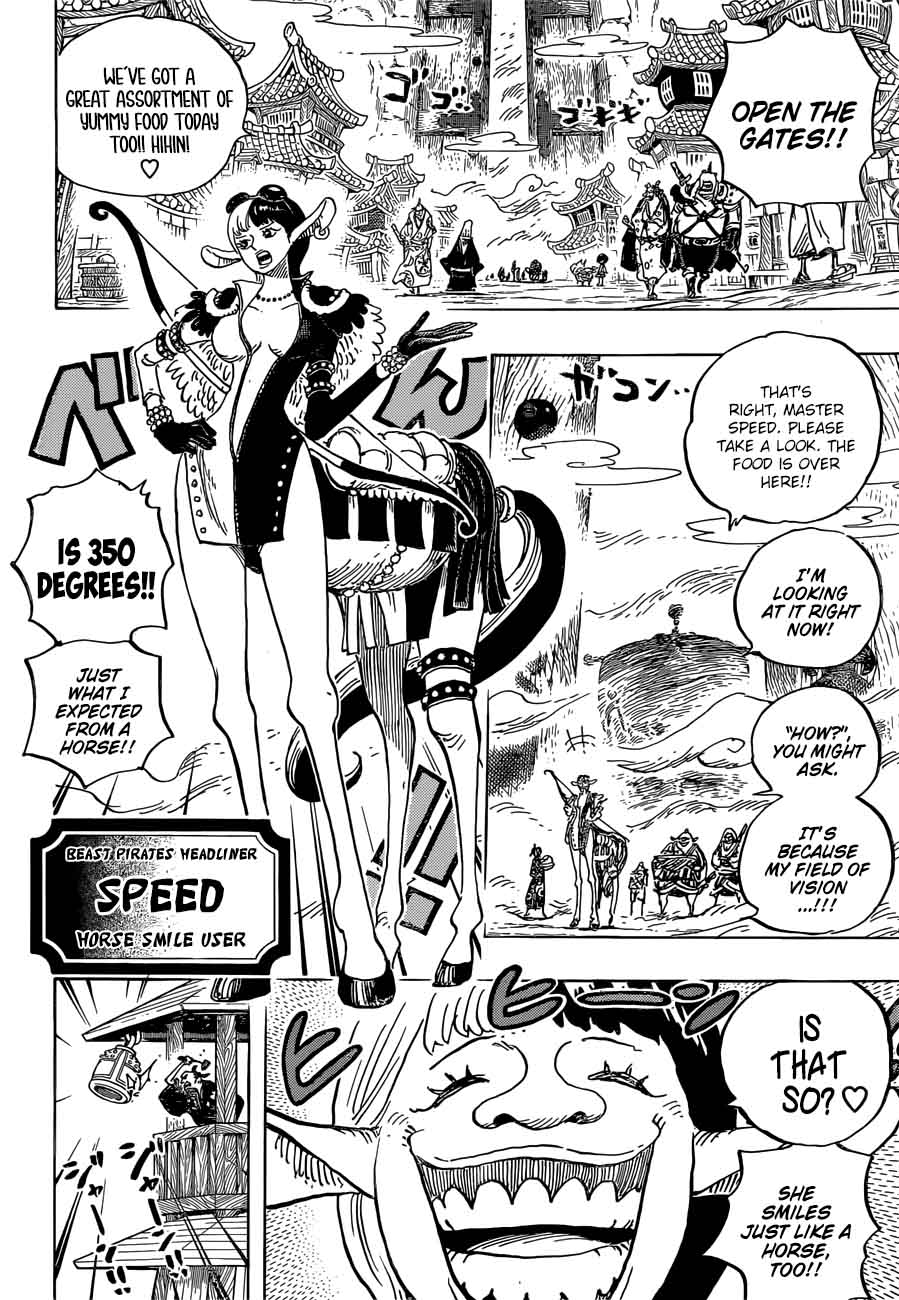 One Piece Manga Chapter 917 page 4 - The Treasure Ship of Provisions