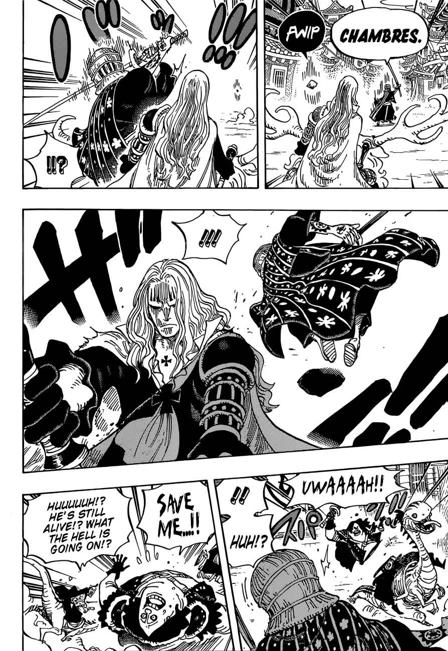 One Piece Manga Chapter 918 page 8 - Luffy-tarou Returns the Favor