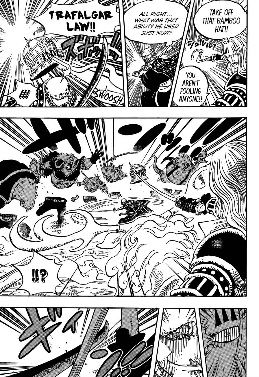 One Piece Manga Chapter 918 page 9 - Luffy-tarou Returns the Favor