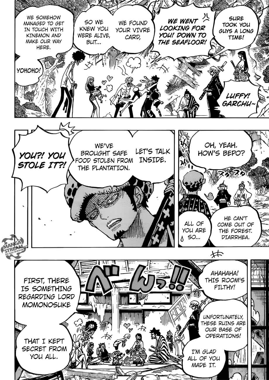 One Piece Manga Chapter 919 page 14 - The Ruins of Oden Castle